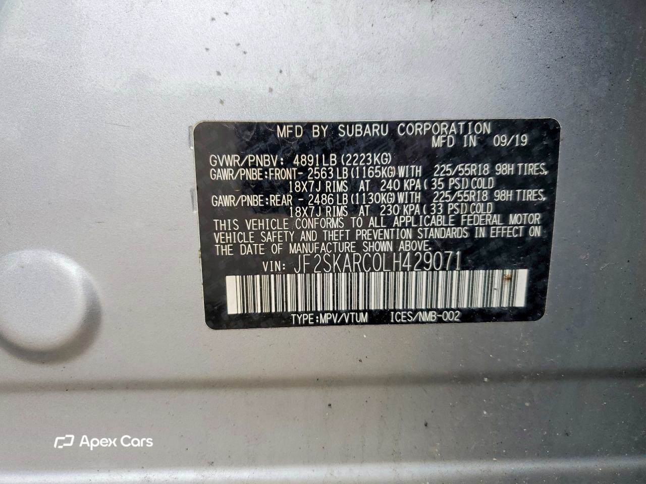 Subaru Forester 2020
