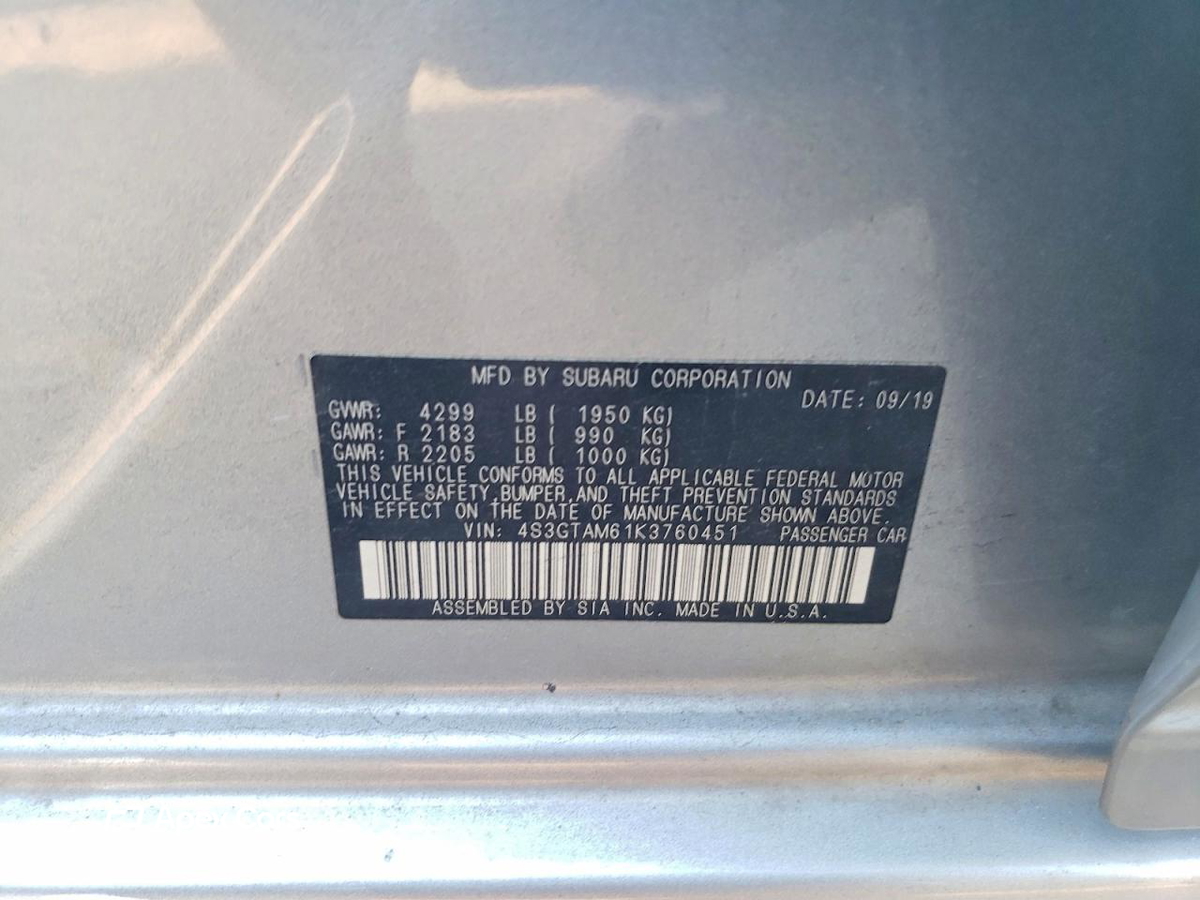 Subaru Impreza 2019