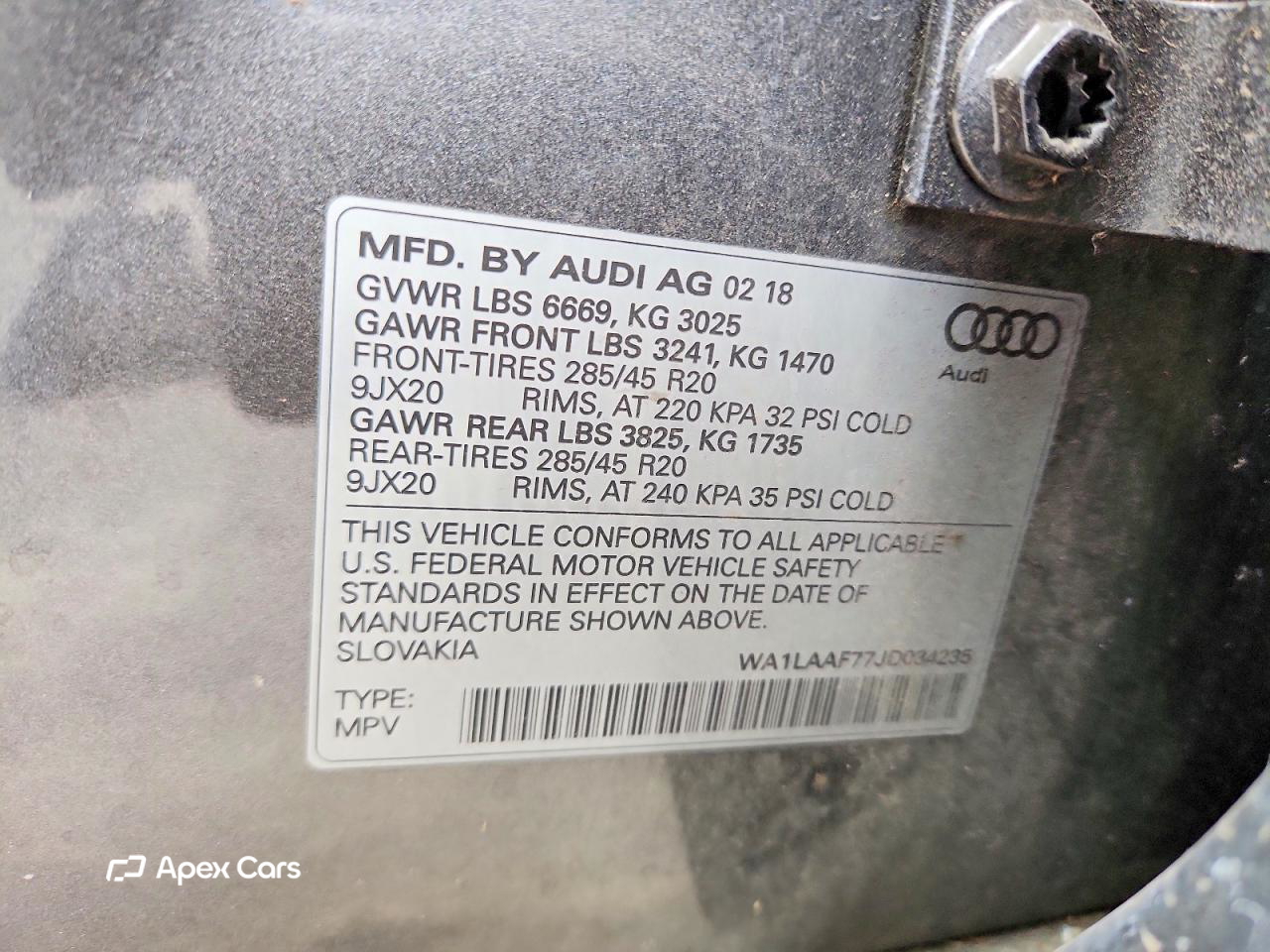 Audi Q7 2018