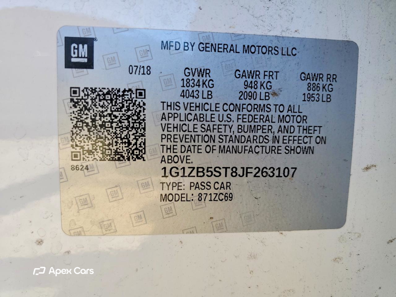 Chevrolet Malibu 2018