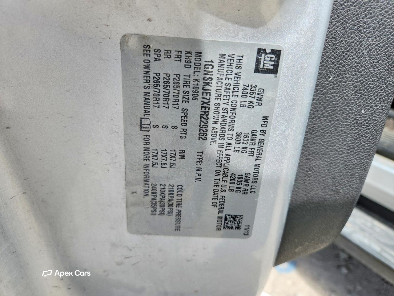 Chevrolet Suburban 2014