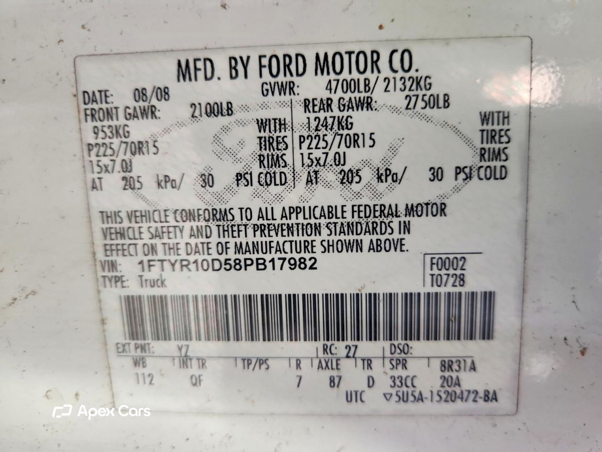 Ford Ranger 2008