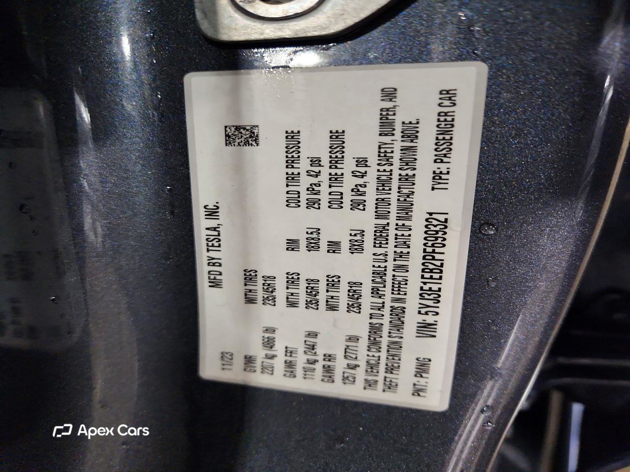 Tesla Model 3 2023