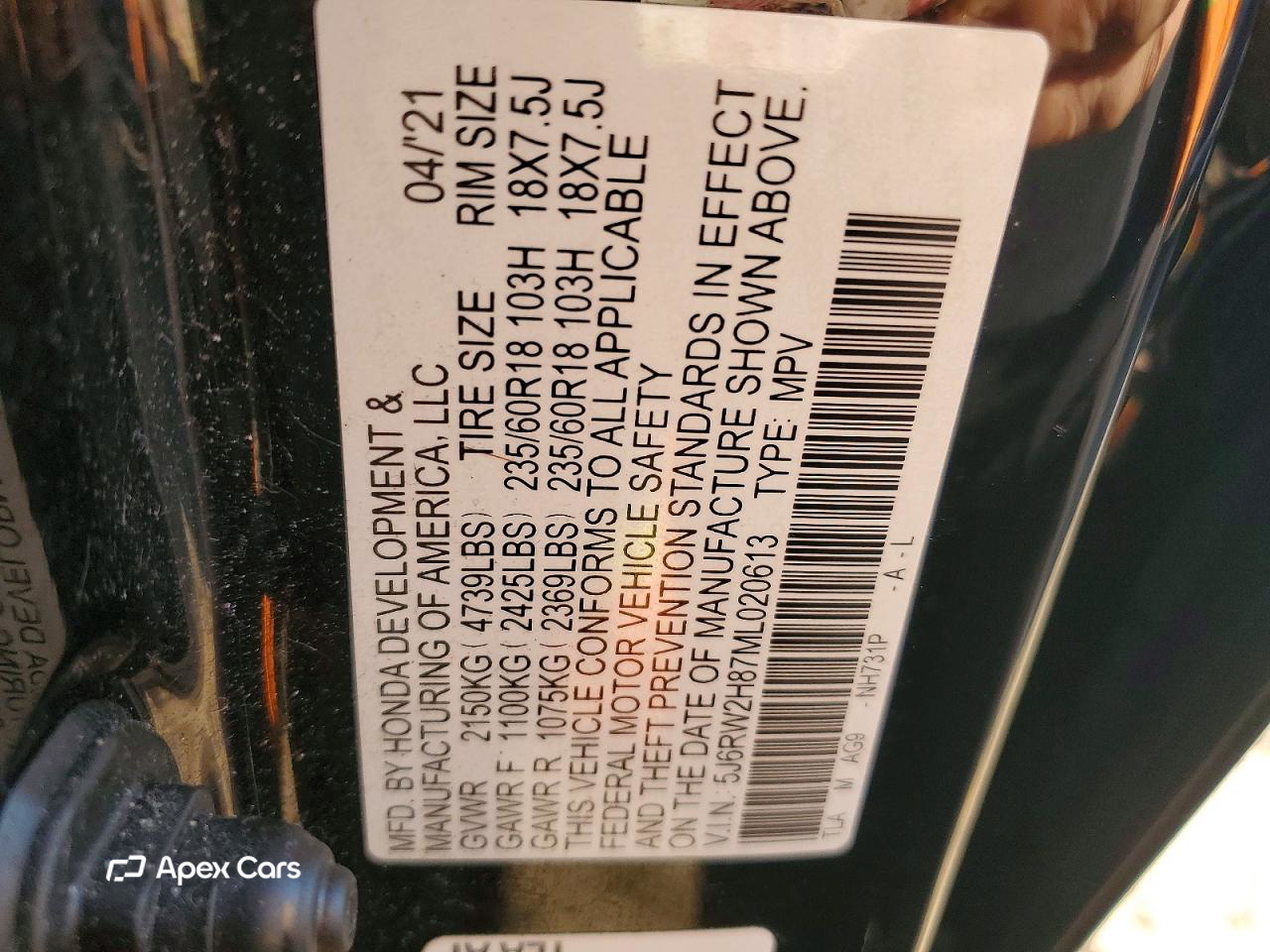 Honda CR-V 2021