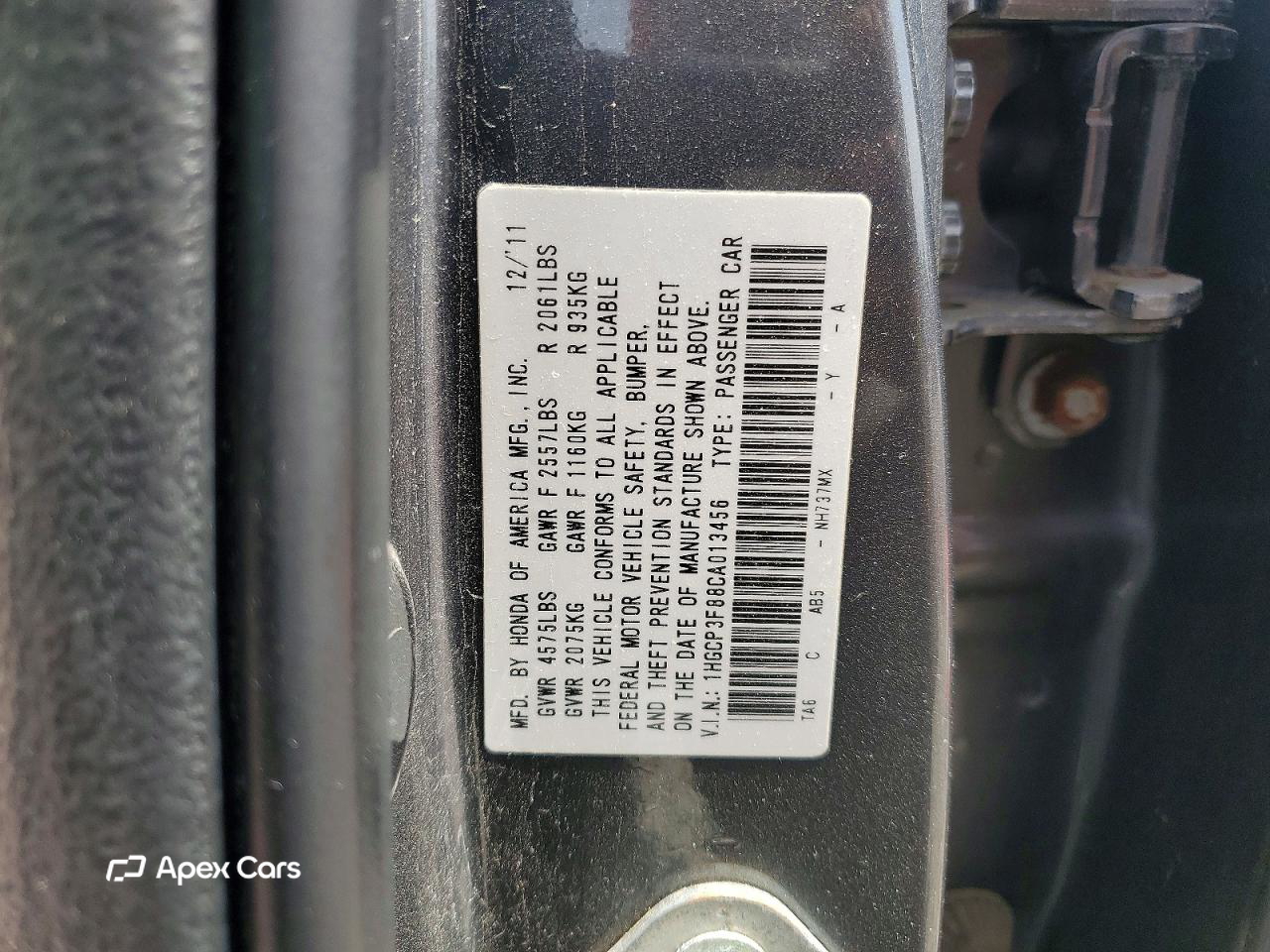 Honda Accord 2012