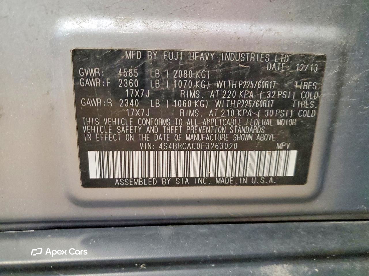 Subaru Outback 2014