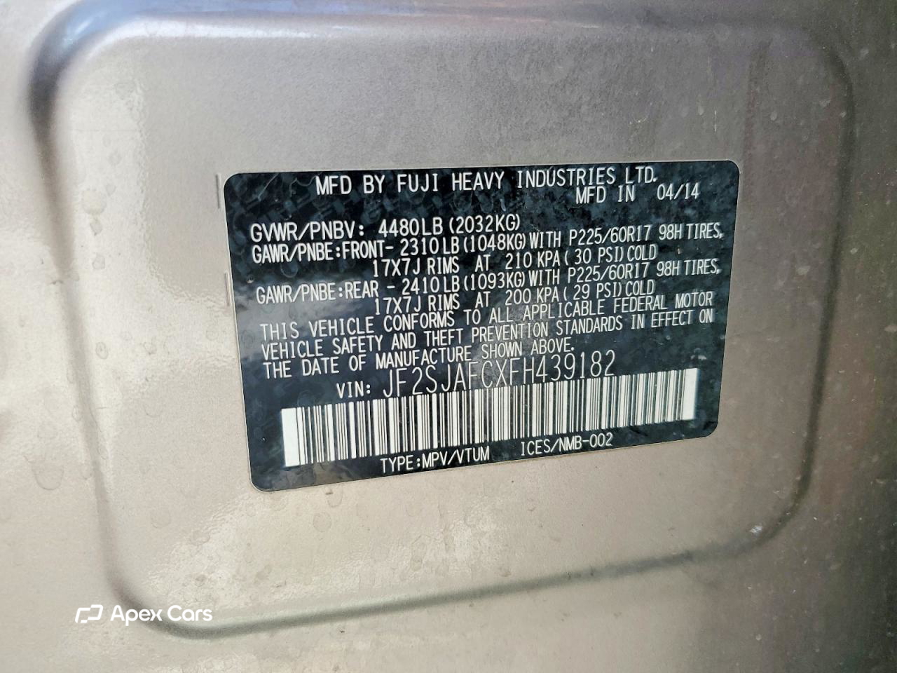 Subaru Forester 2015