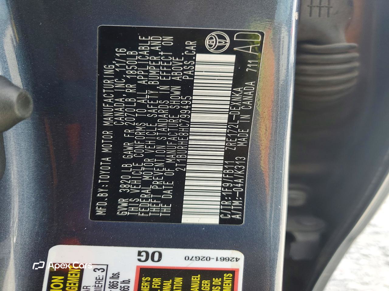 Toyota Corolla 2017
