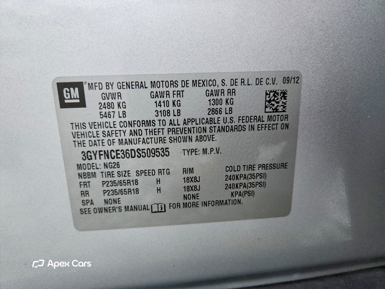 Cadillac SRX 2013