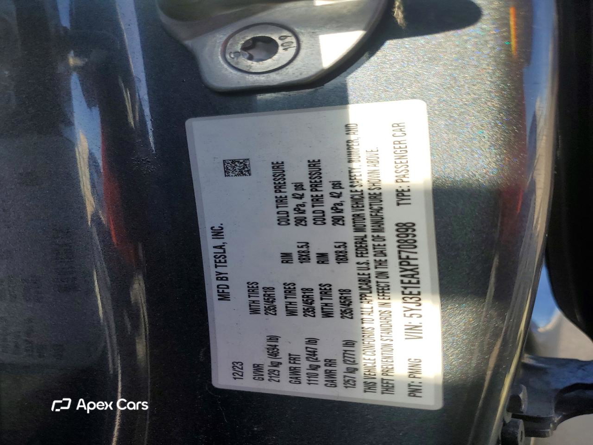 Tesla Model 3 2023