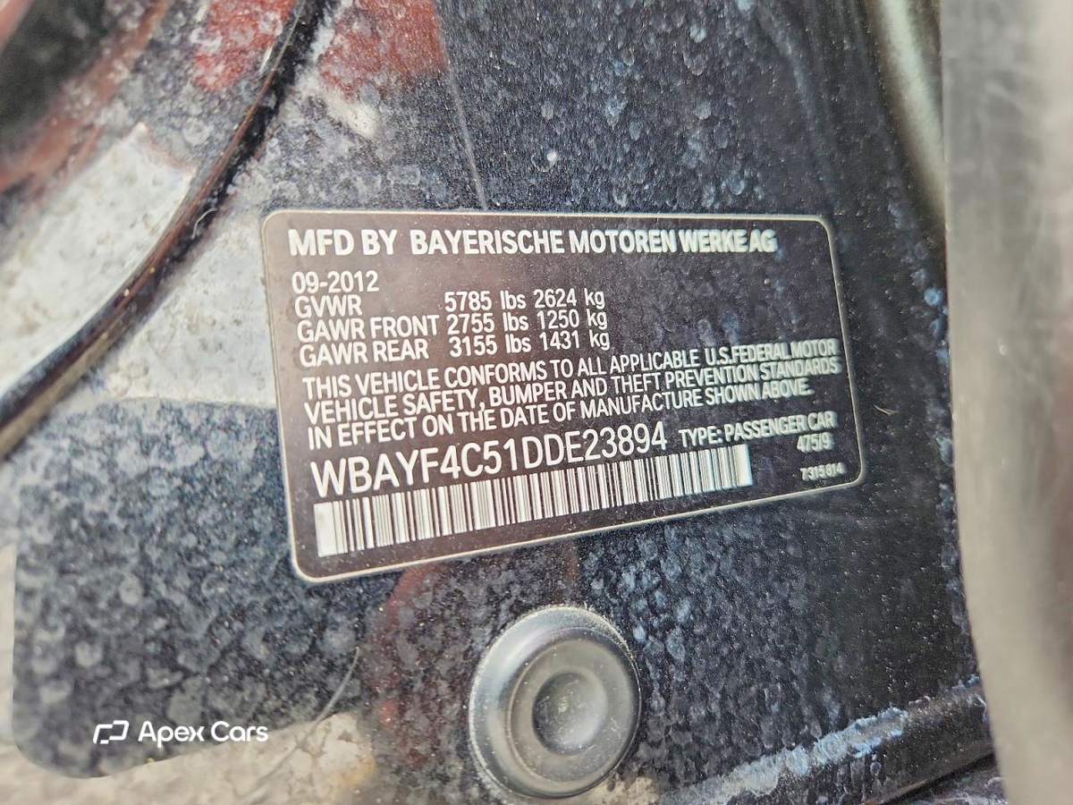 BMW Series 7 2013