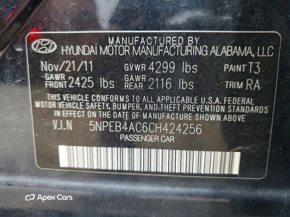 Hyundai Sonata 2012
