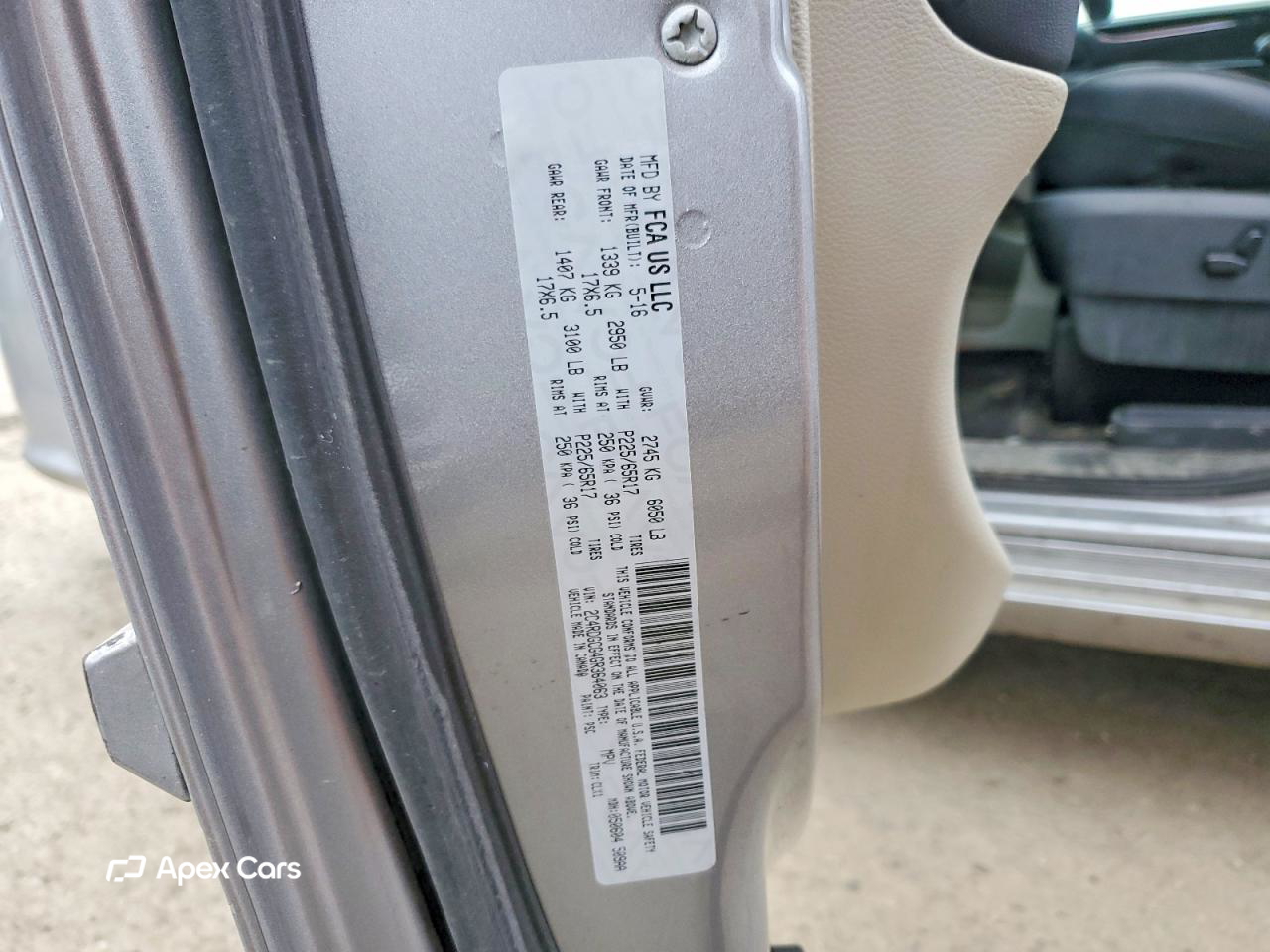 Dodge Caravan 2016