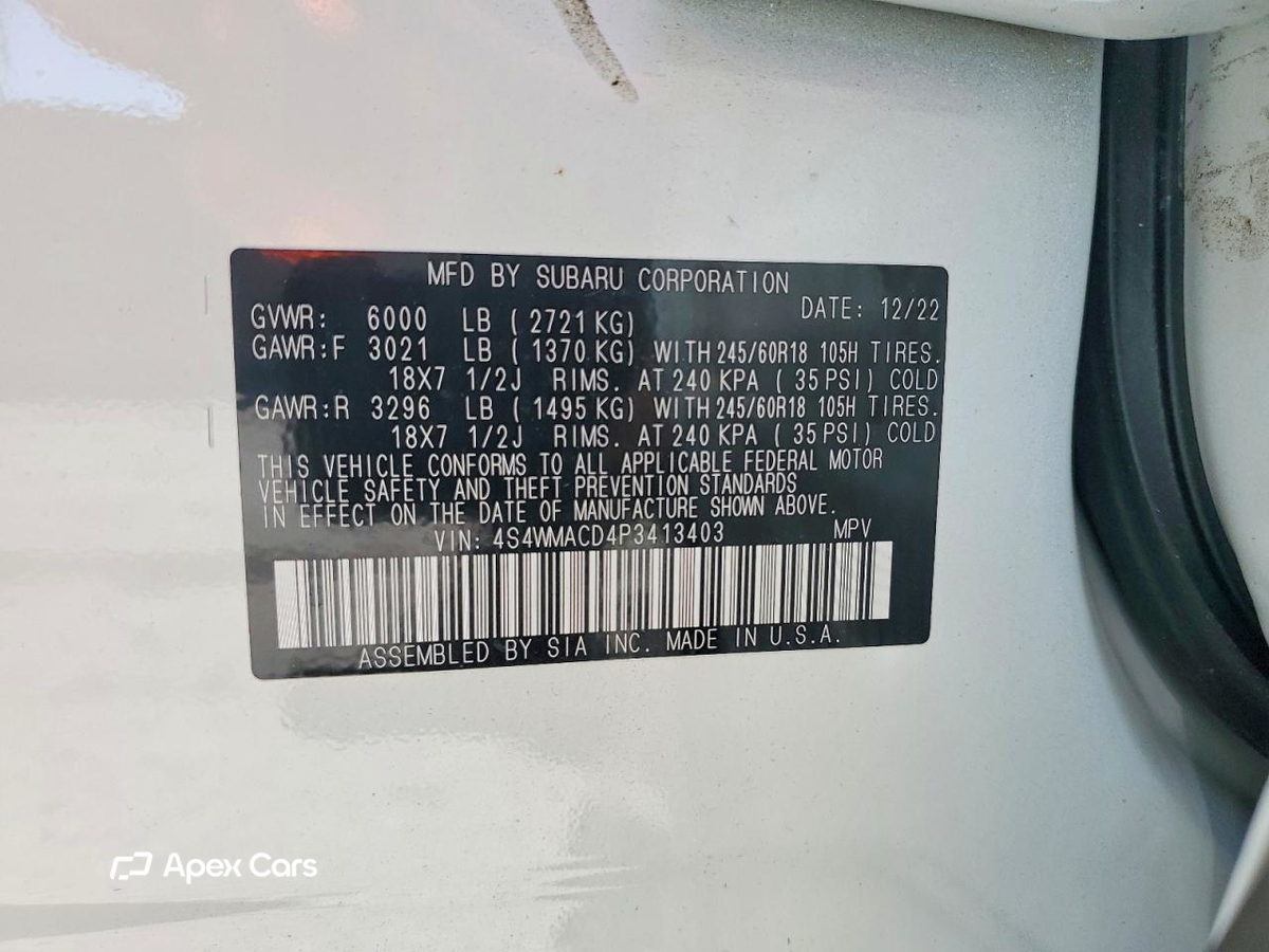 Subaru Ascent 2023