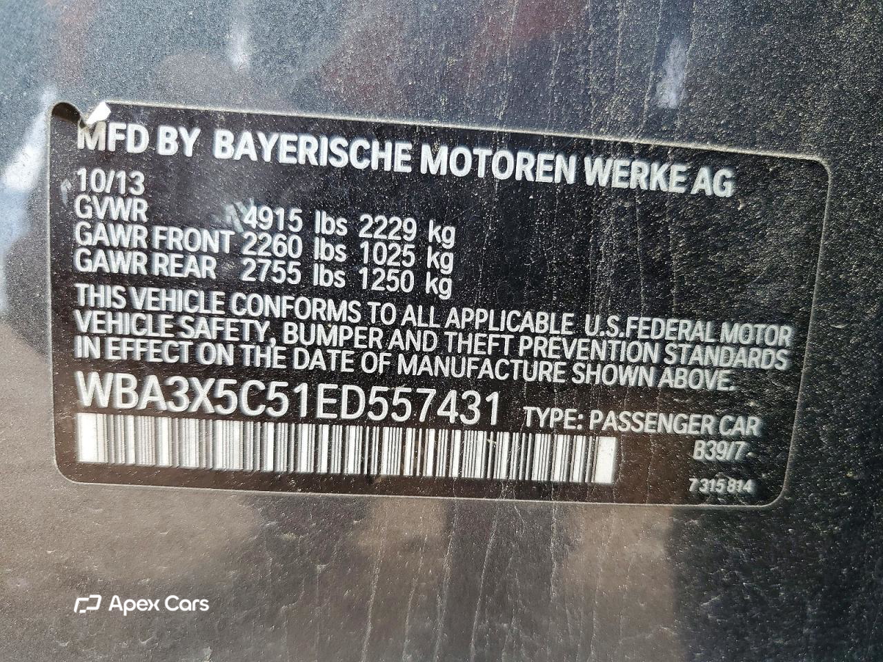BMW Series 3 2014
