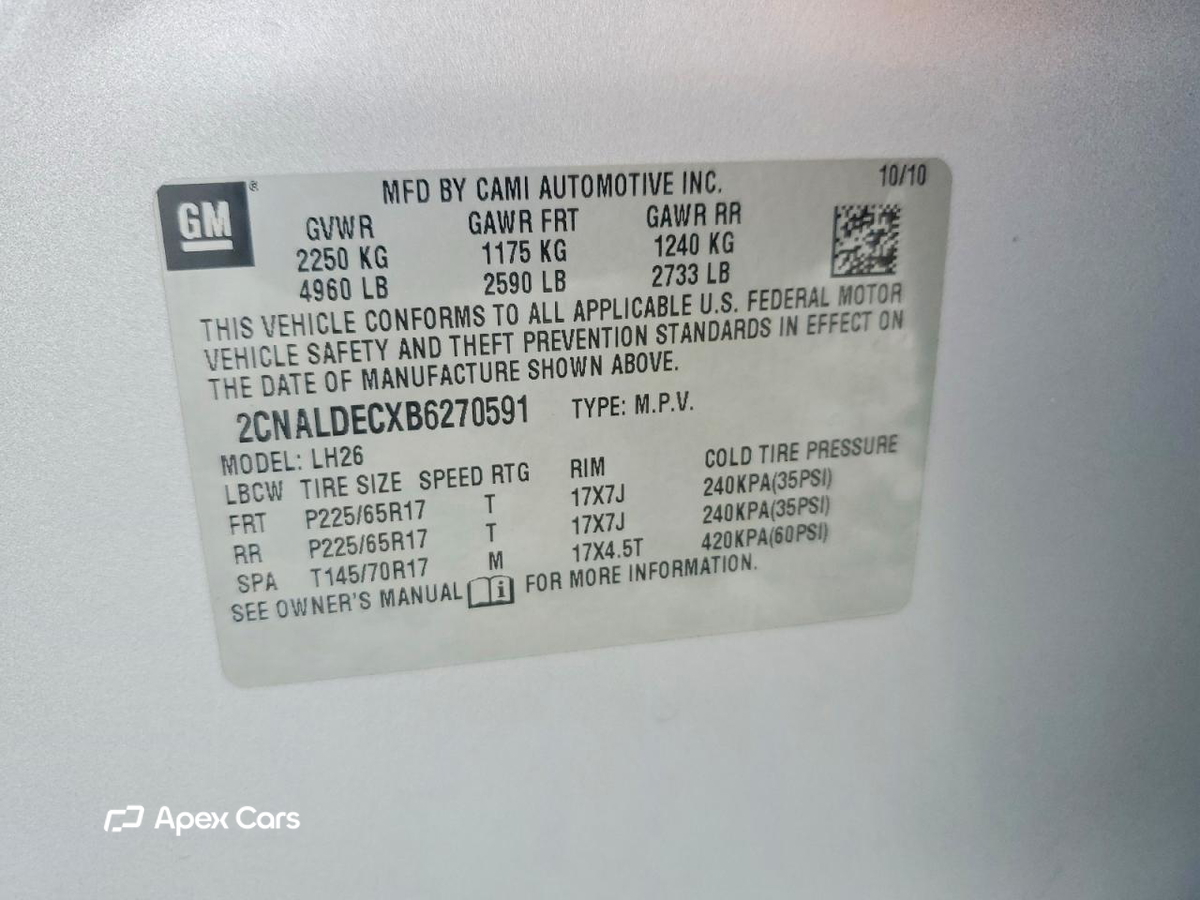 Chevrolet Equinox 2011