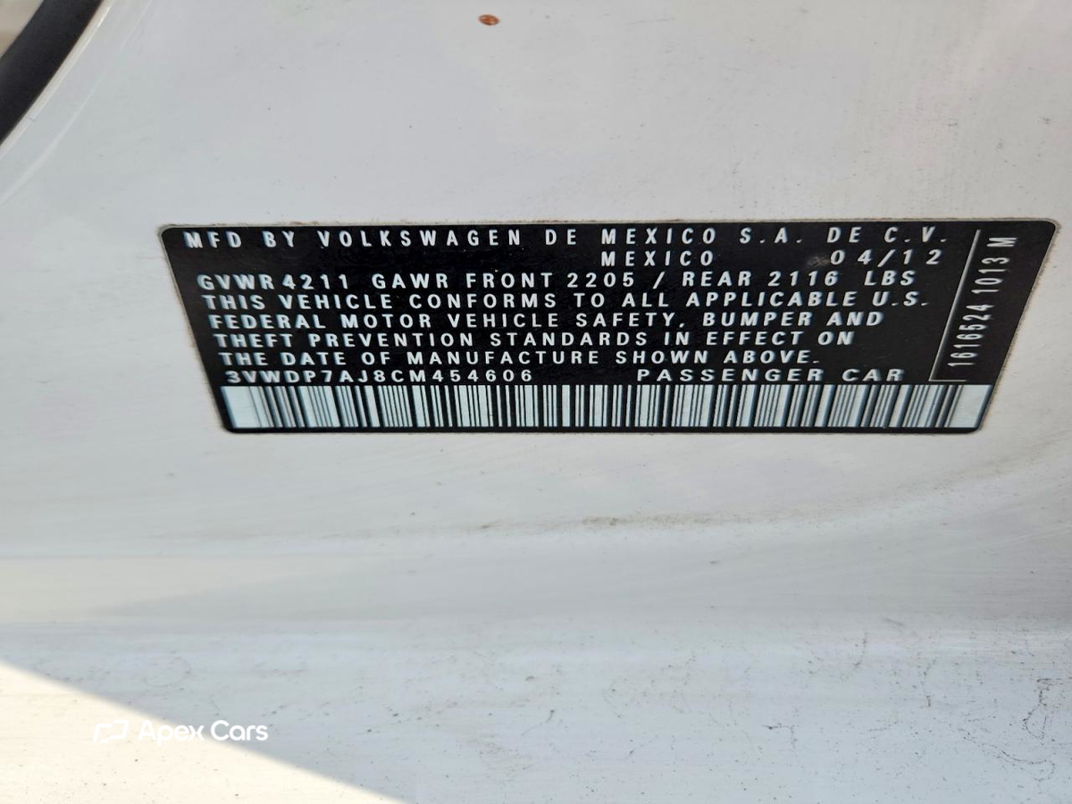 Volkswagen Jetta 2012