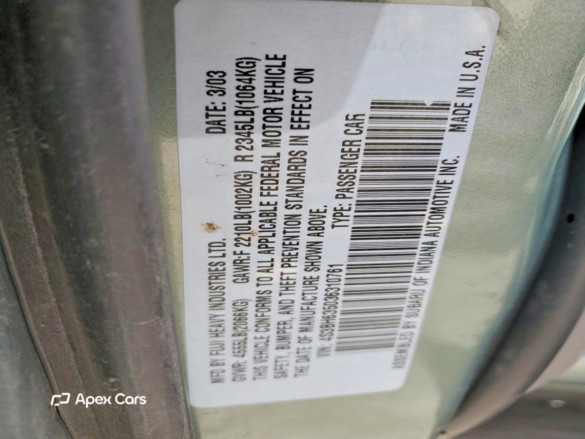 Subaru Legacy 2003