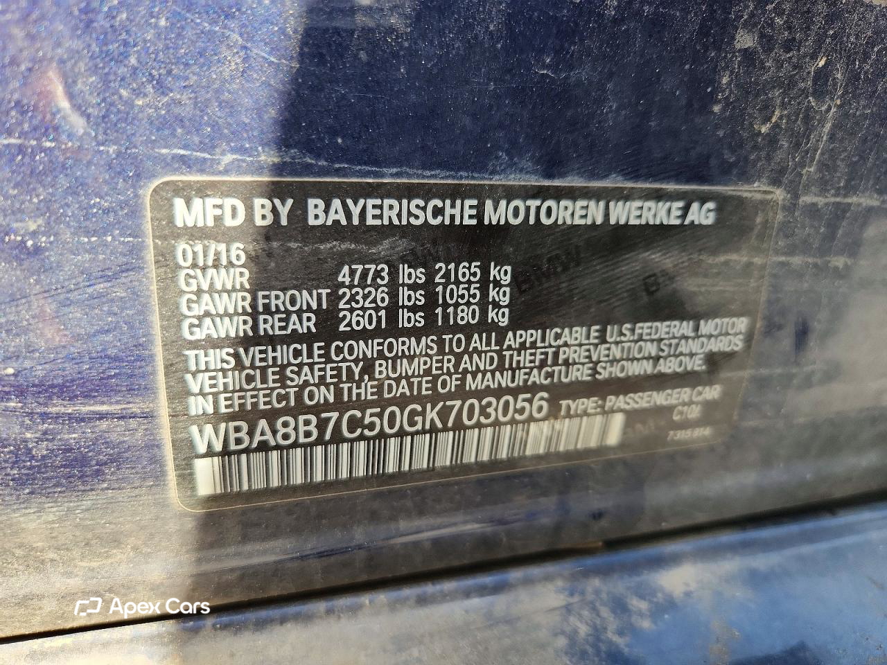BMW Series 3 2016