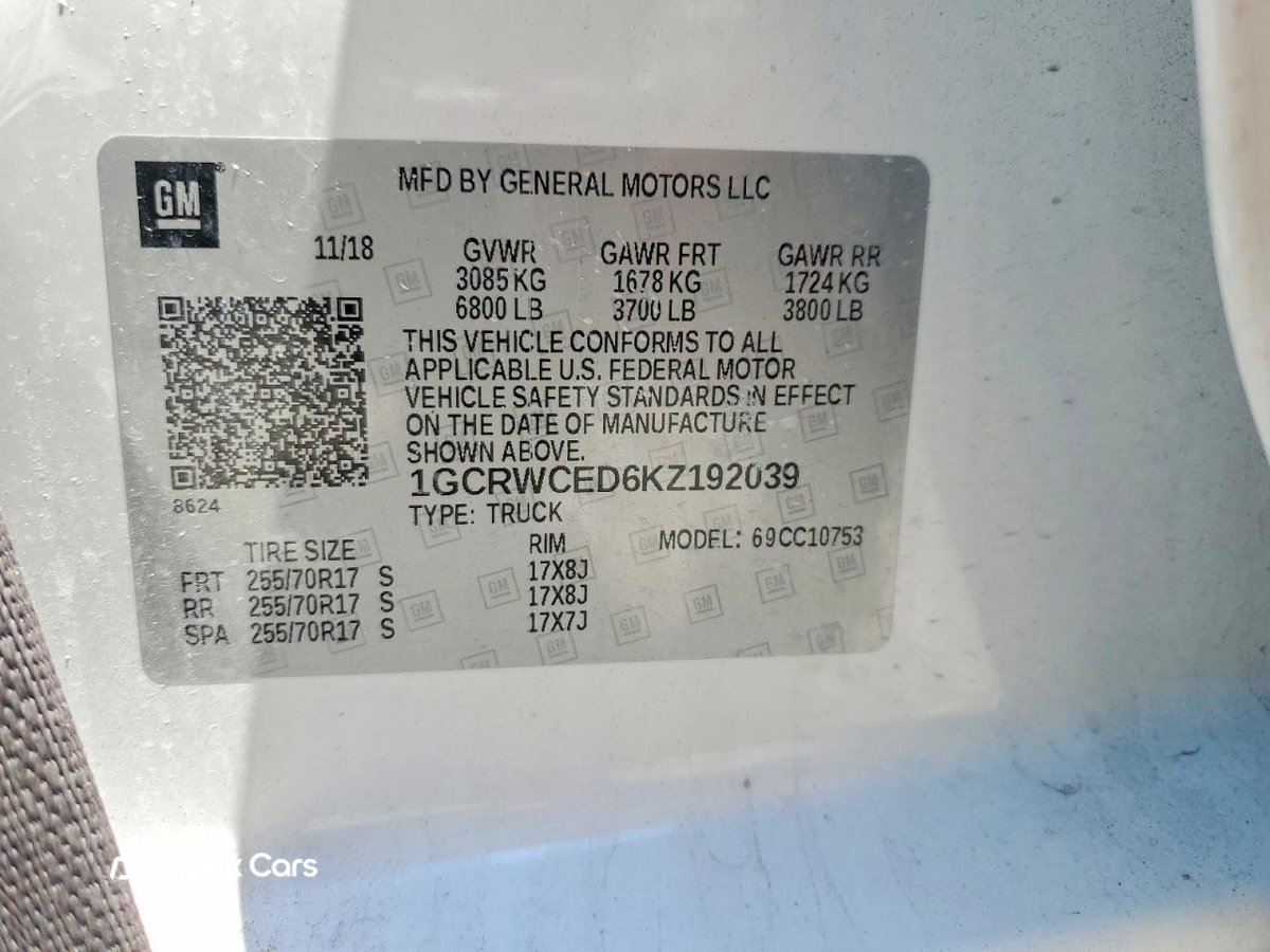 Chevrolet Silverado 2019