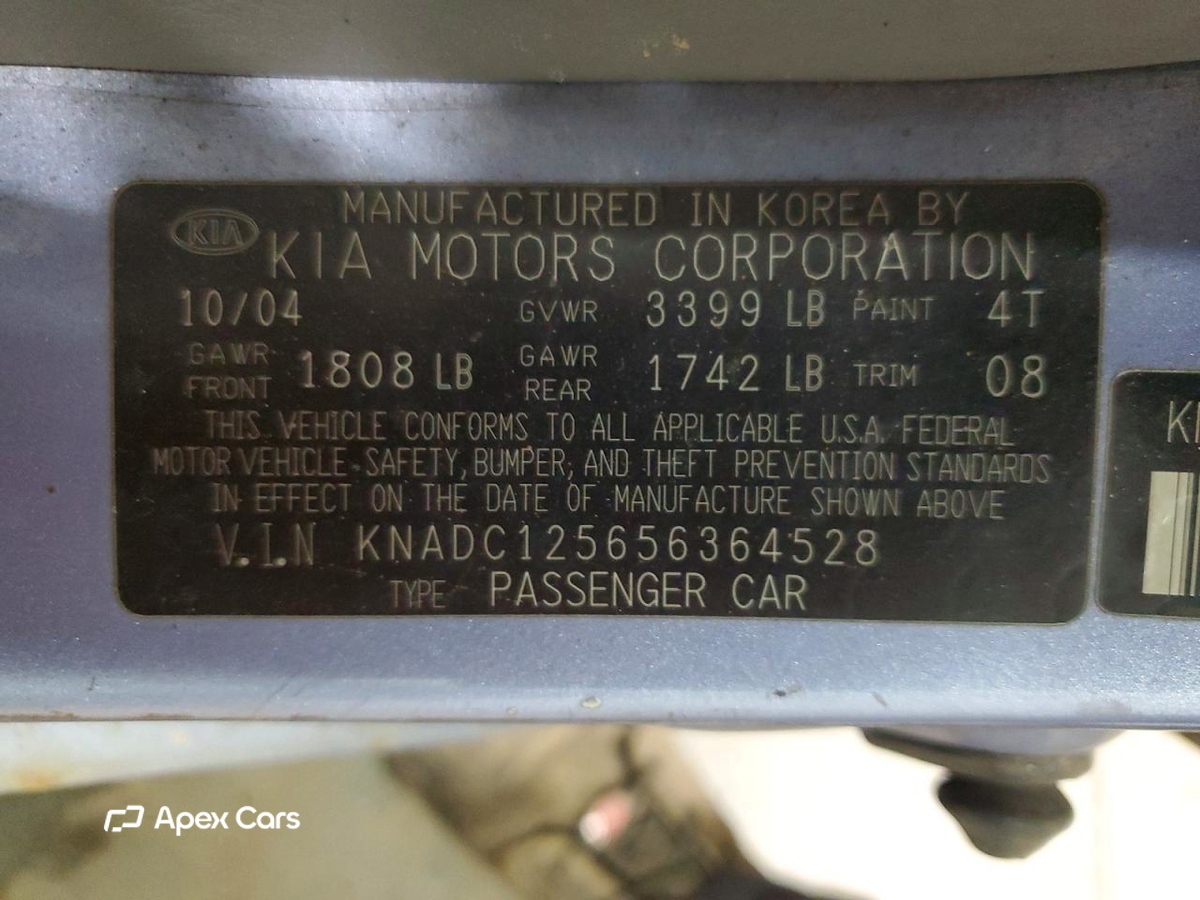 Kia Rio 2005
