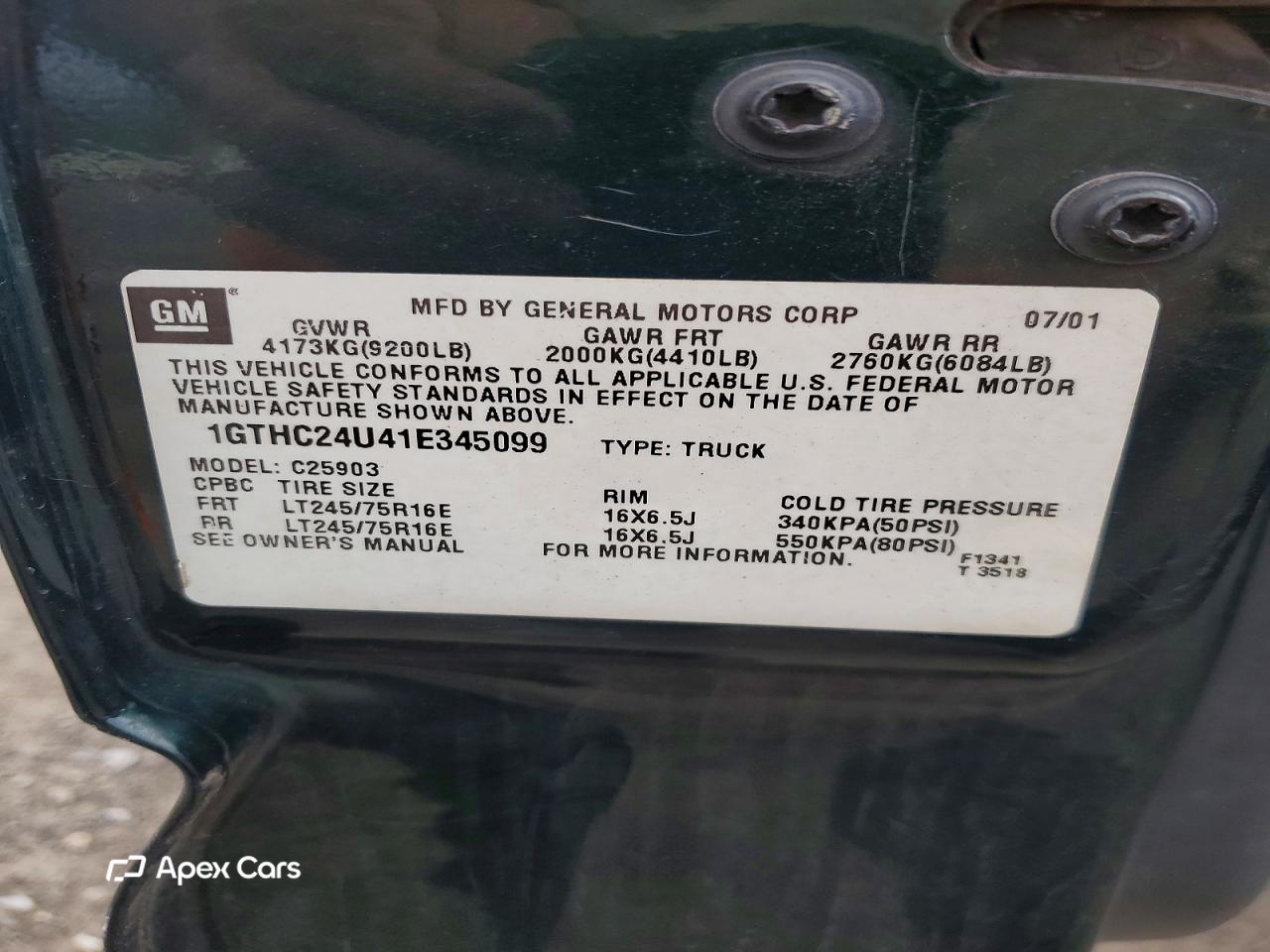 GMC Sierra 2001