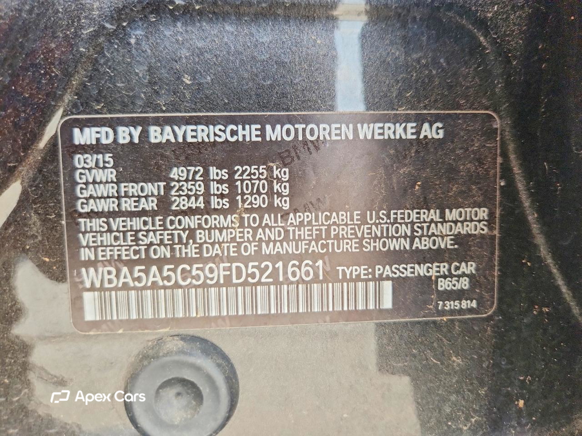 BMW Series 5 2015