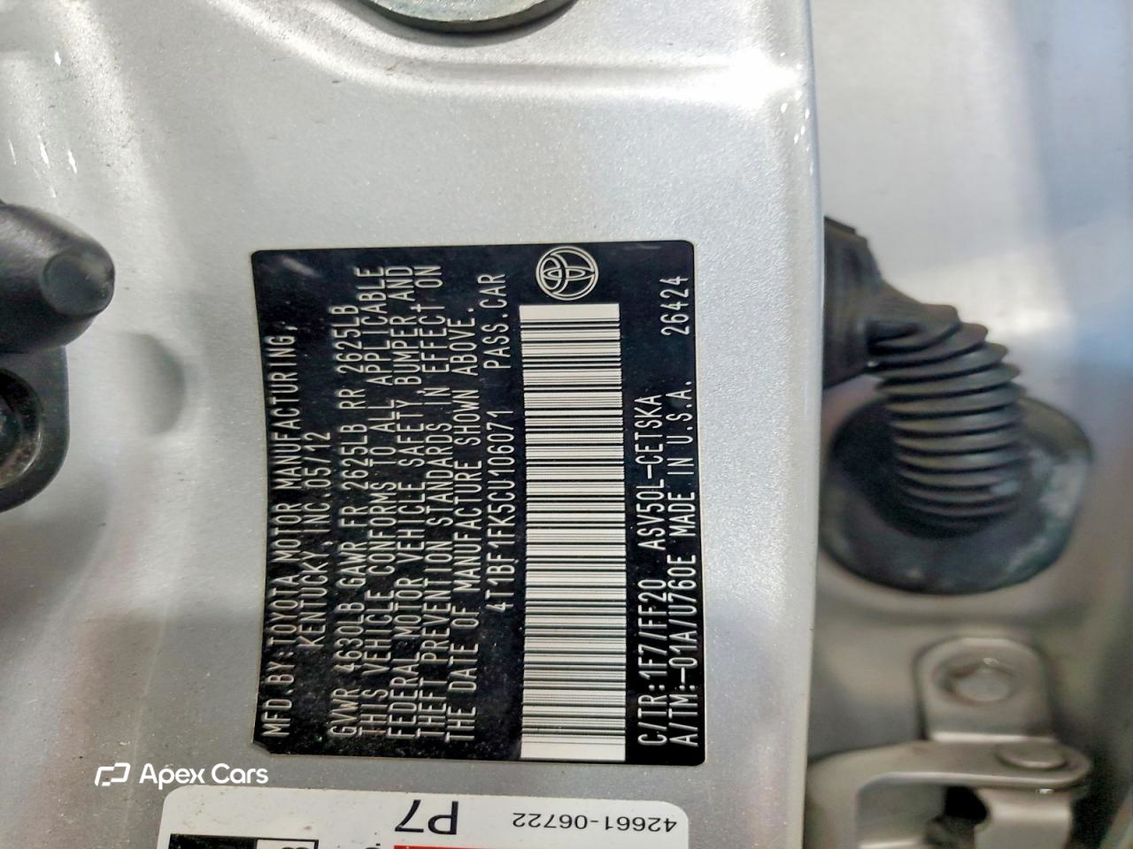 Toyota Camry 2012