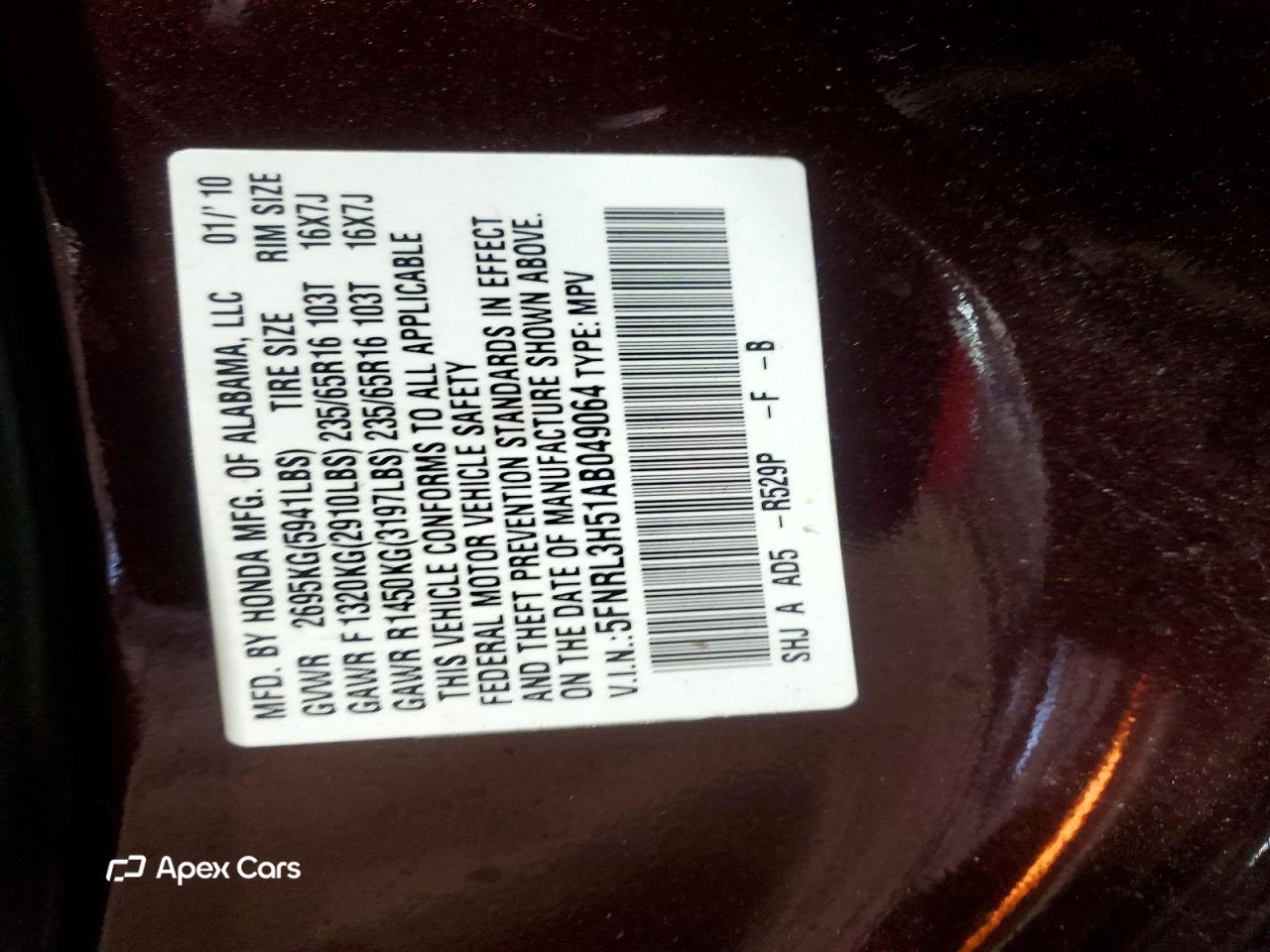 Honda Odyssey 2010