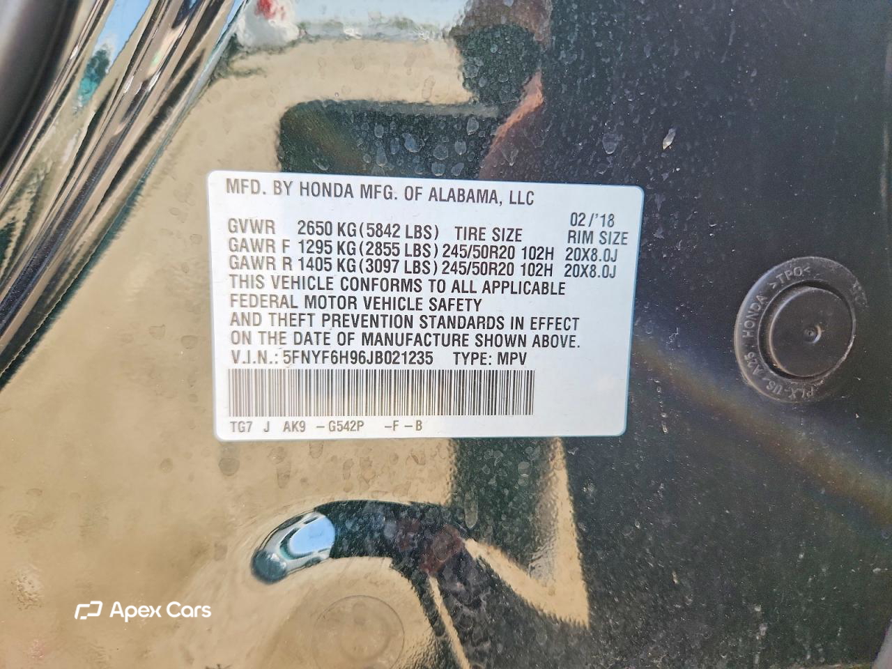 Honda Pilot 2018