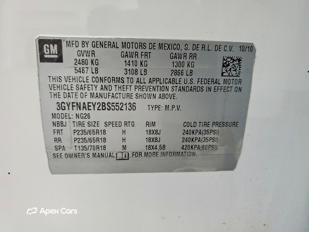 Cadillac SRX 2011