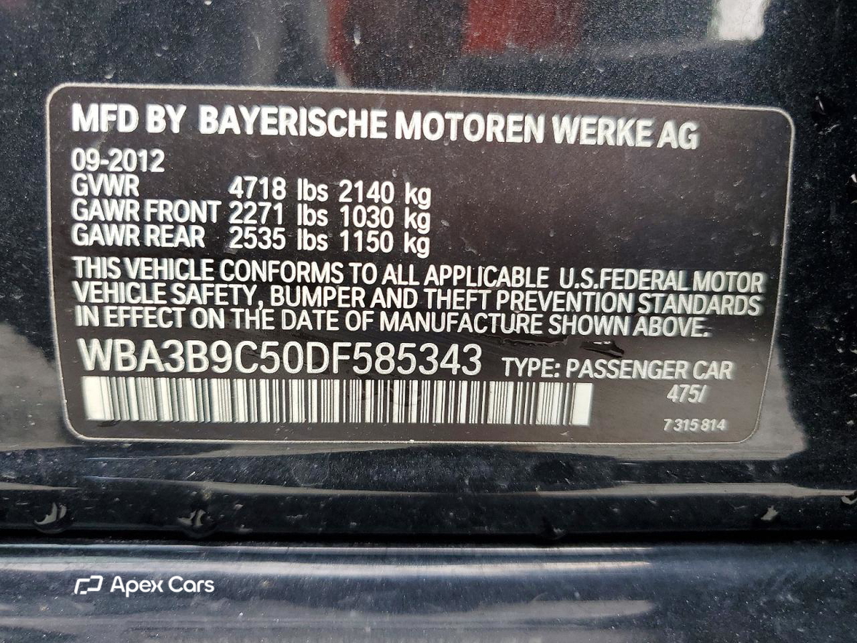BMW Series 3 2013
