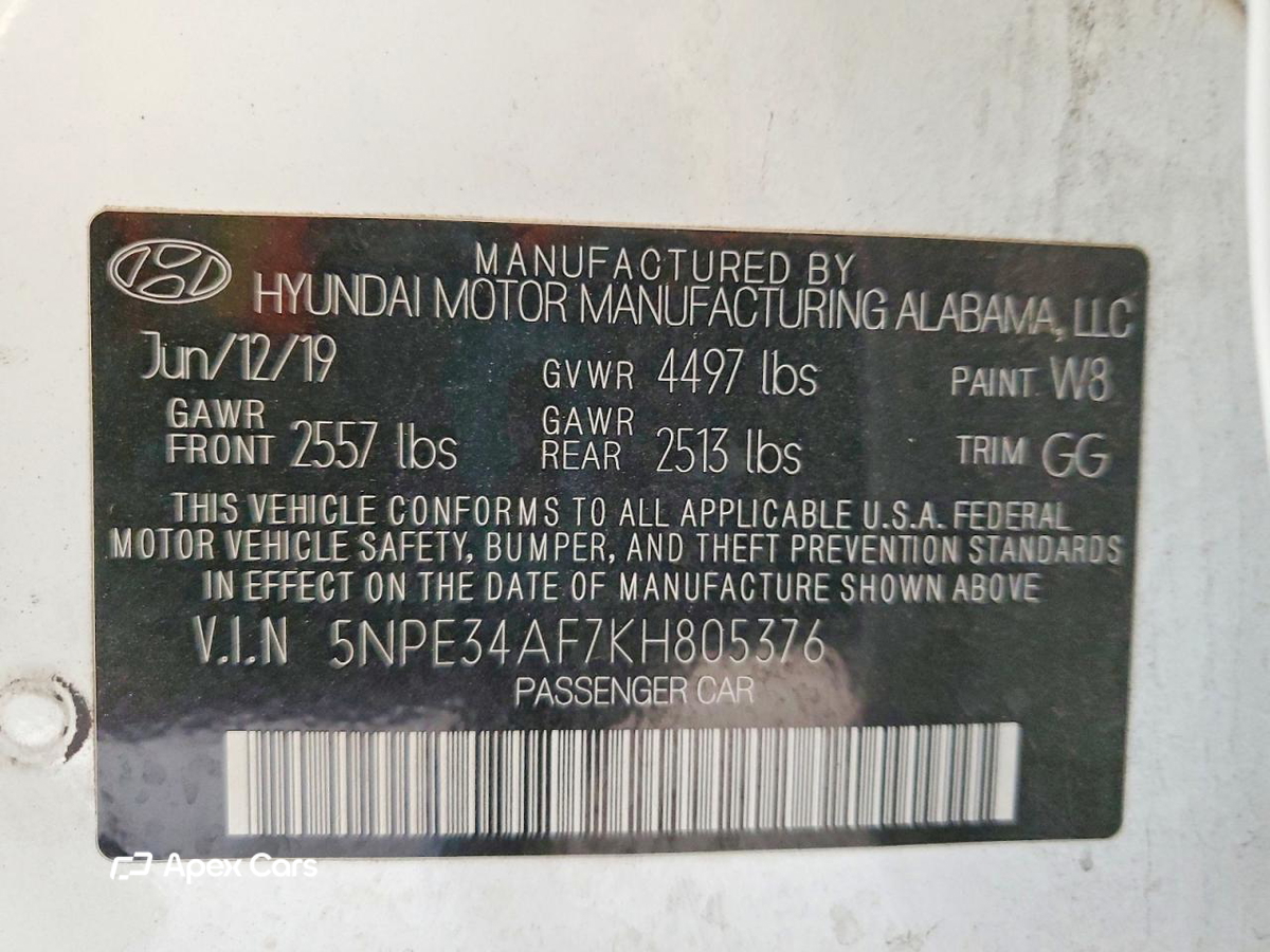 Hyundai Sonata 2019