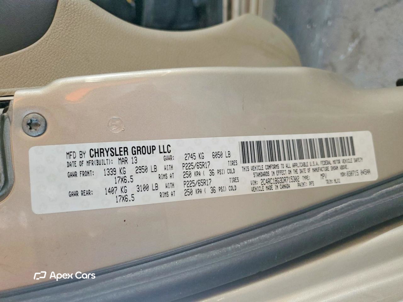 Chrysler Voyager 2013