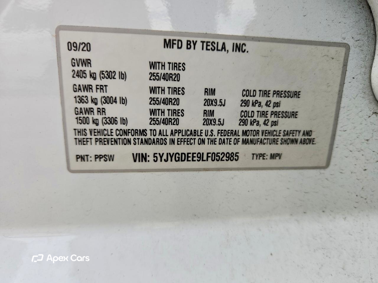 Tesla Model Y 2020