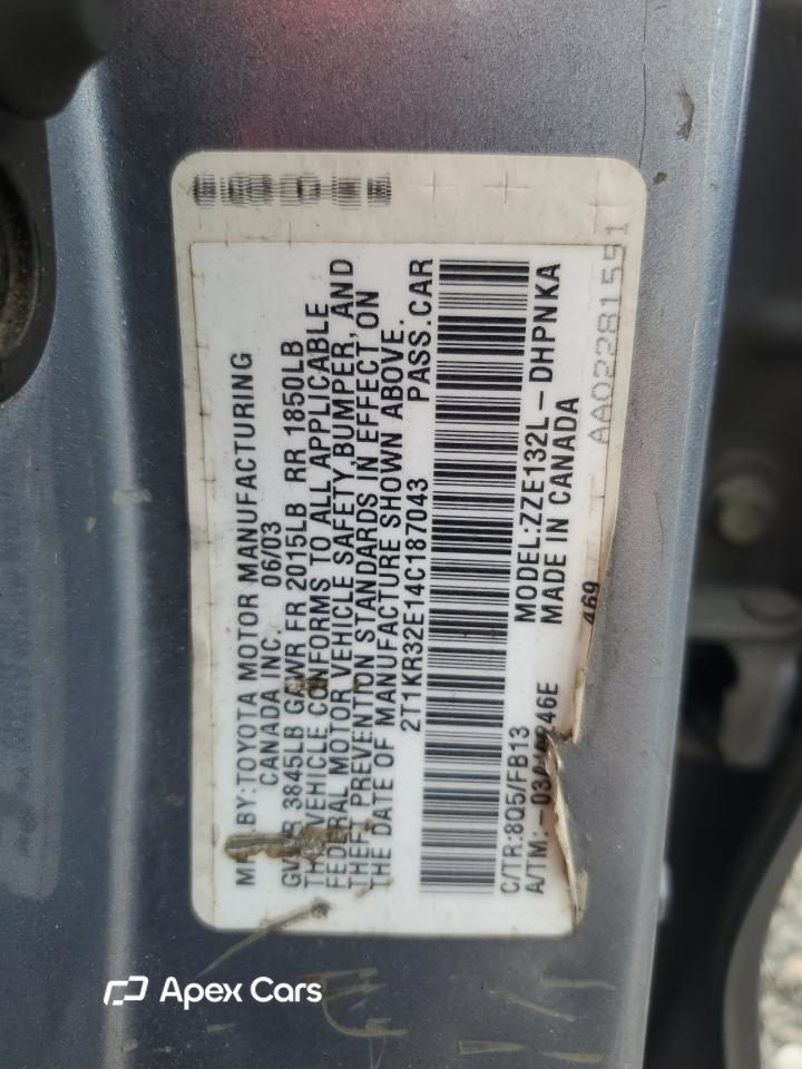 Toyota Corolla 2004