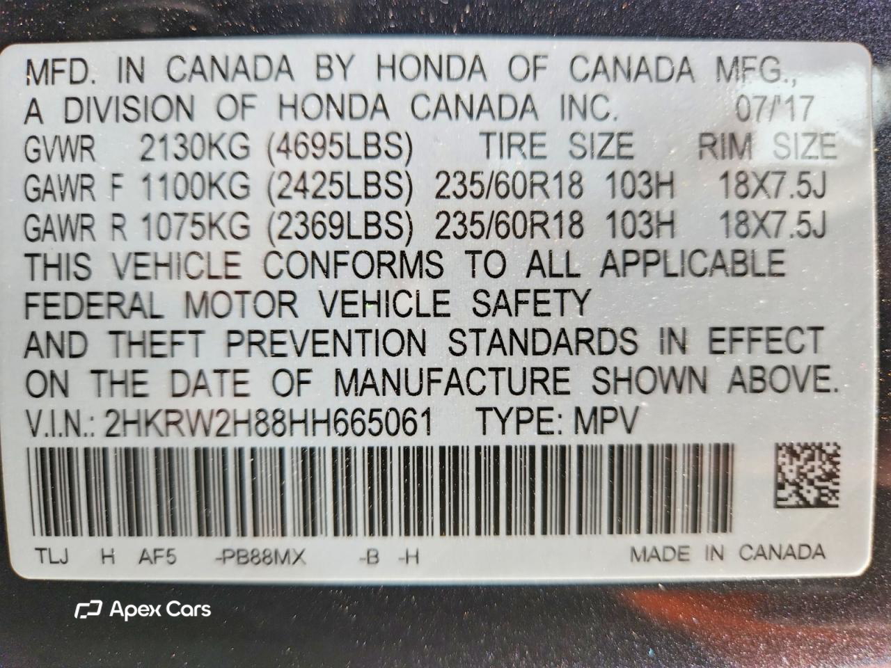 Honda CR-V 2017