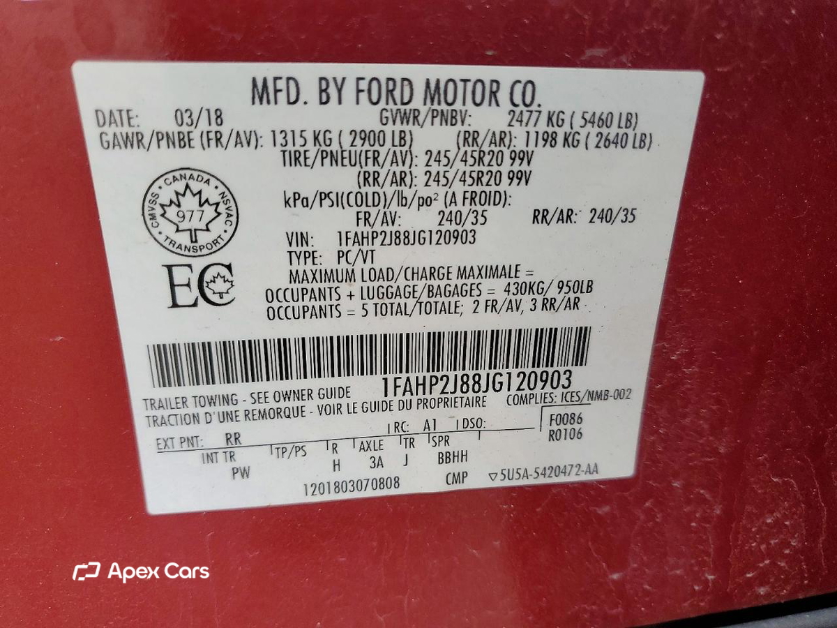 Ford Taurus 2018