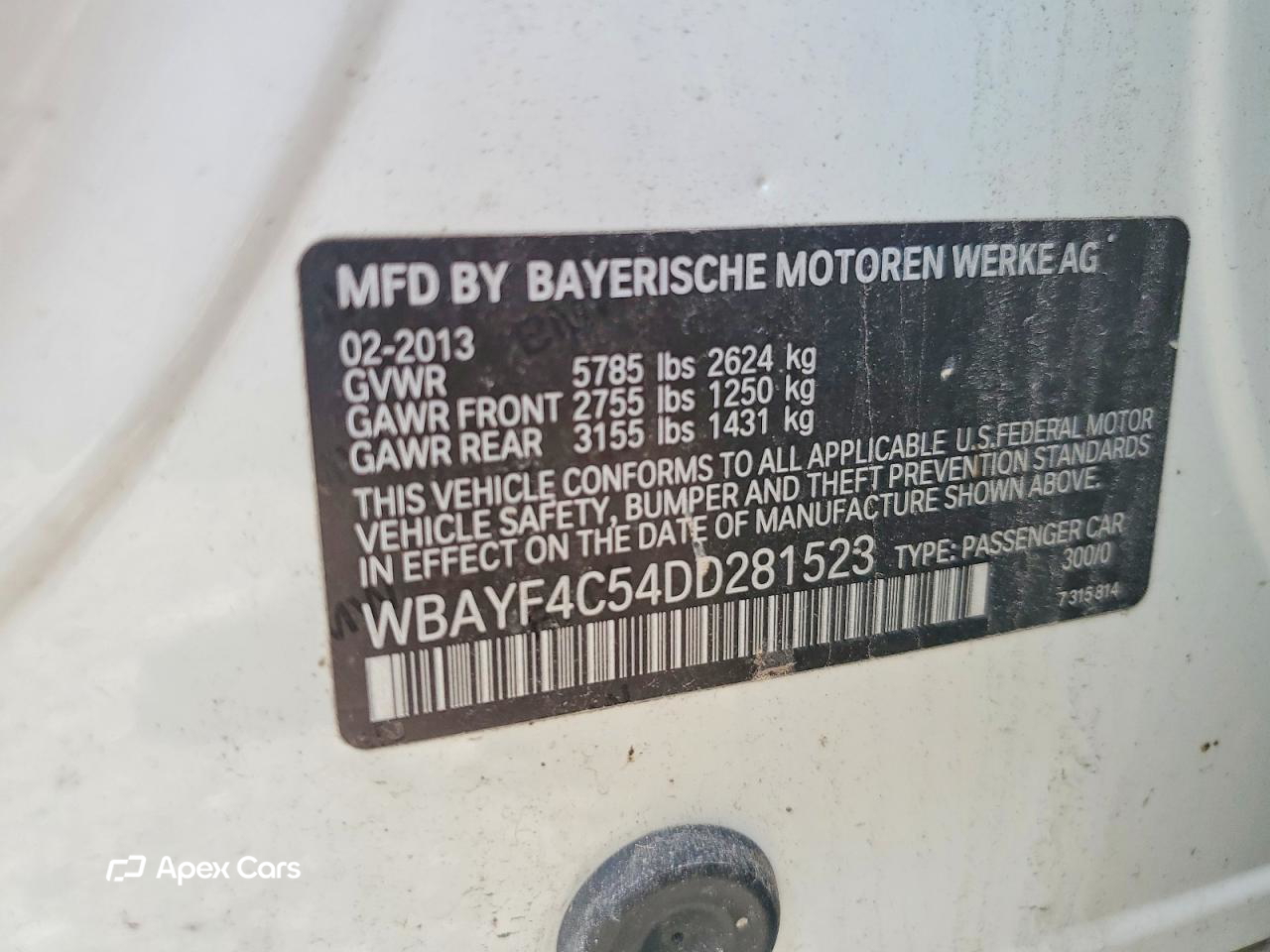 BMW Series 7 2013