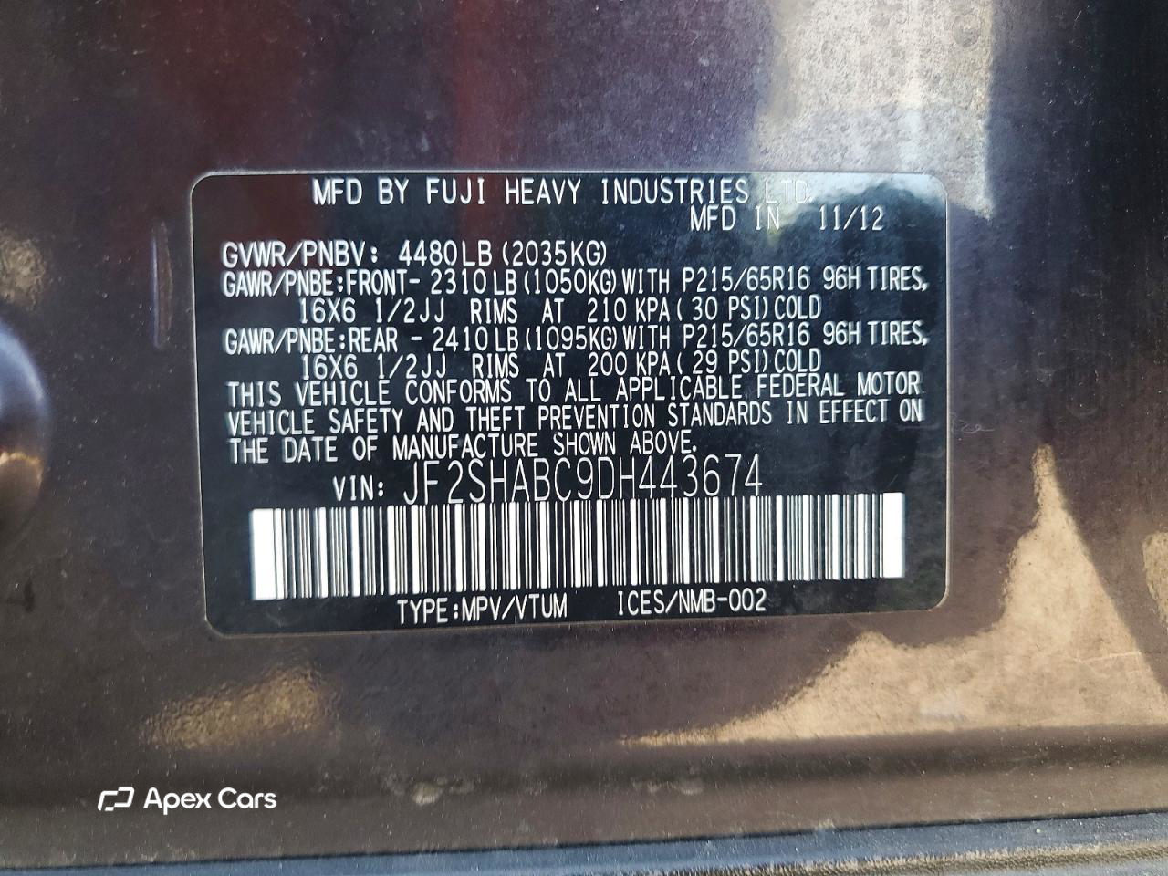 Subaru Forester 2013