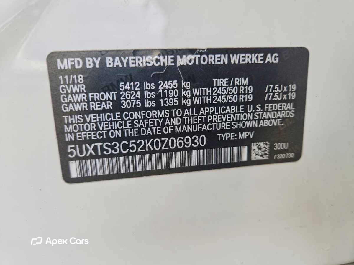 BMW X3 2019