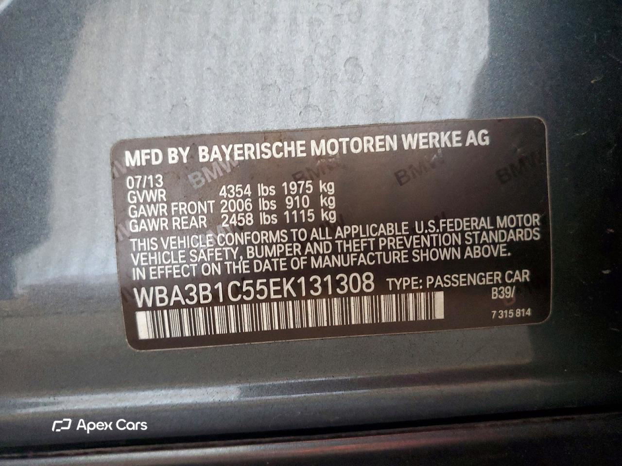 BMW Series 3 2014
