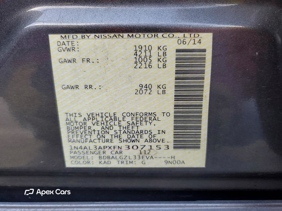 Nissan Altima 2015