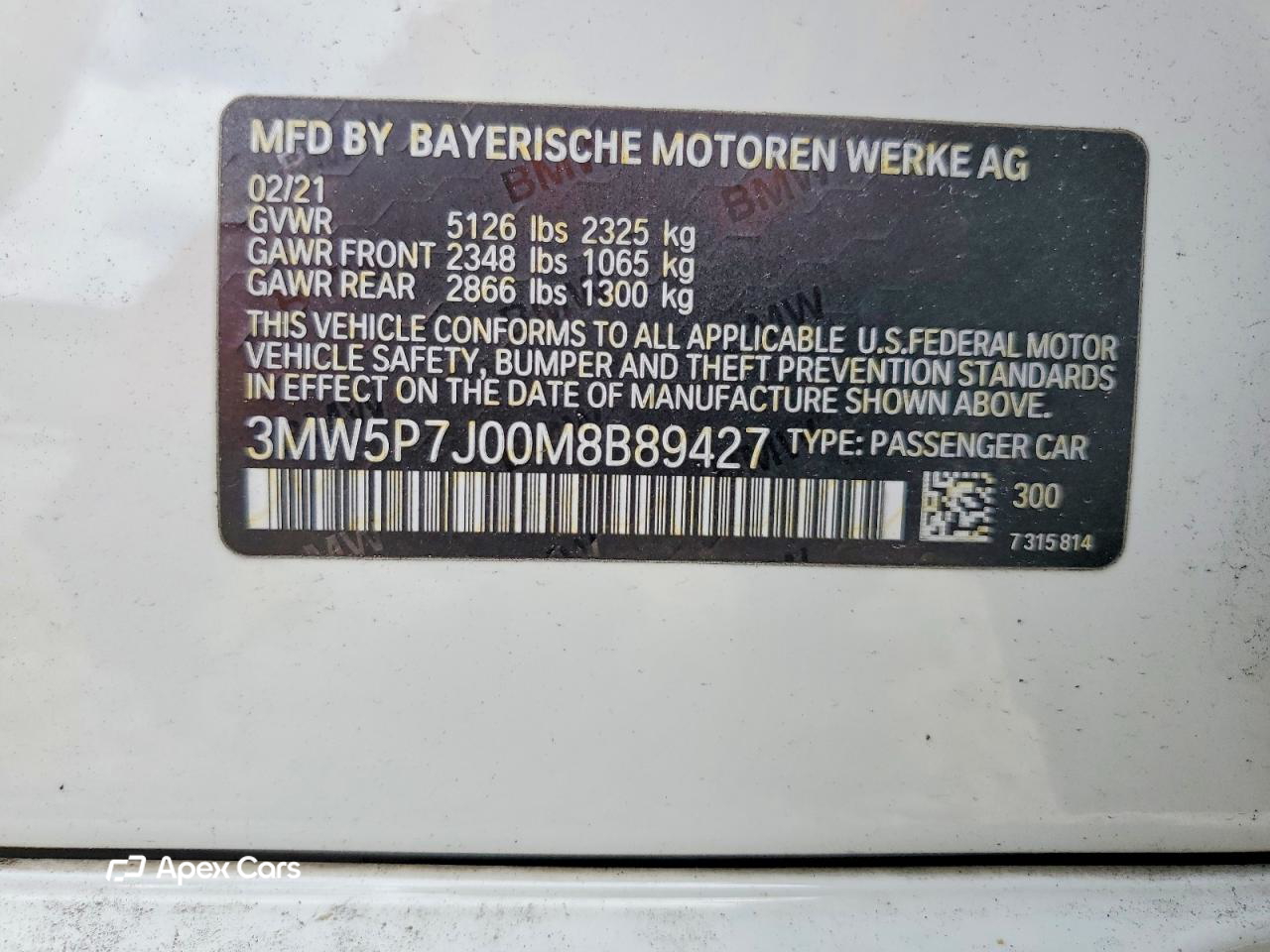 BMW Series 3 2021