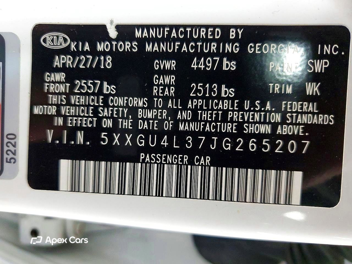 Kia Optima 2018