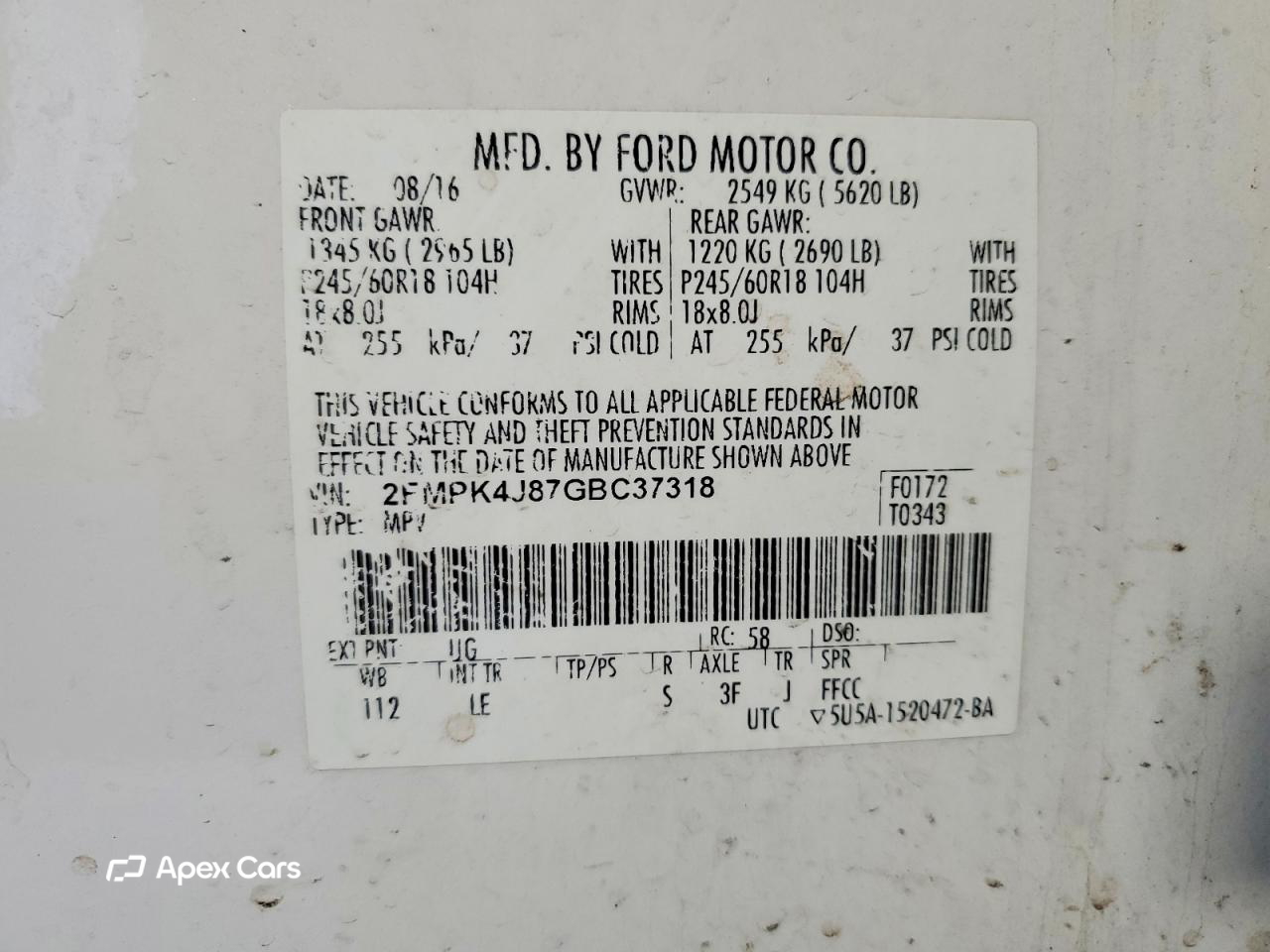 Ford Edge 2016