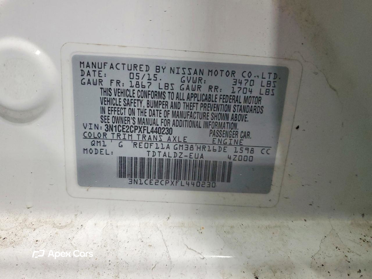 Nissan Versa 2015