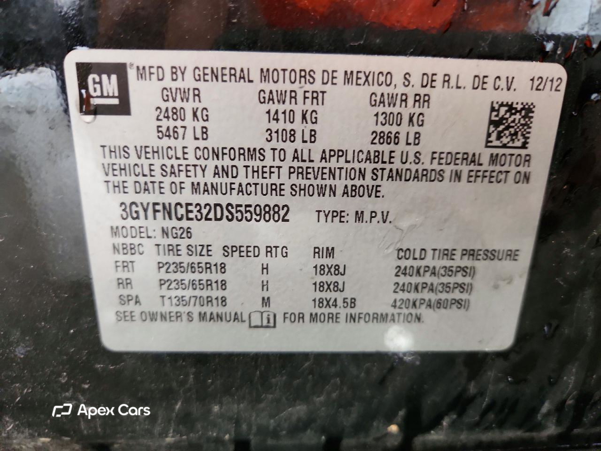 Cadillac SRX 2013
