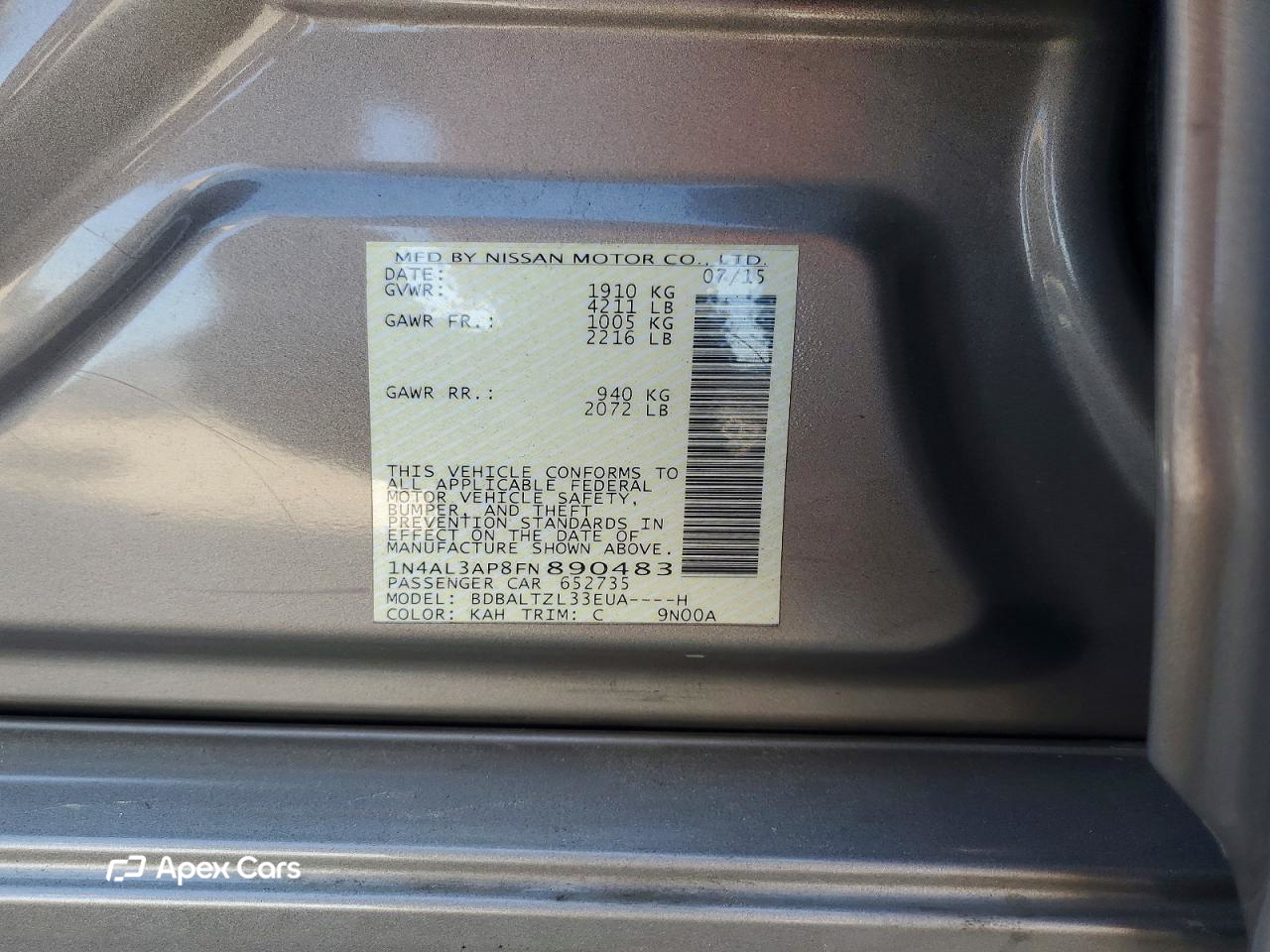 Nissan Altima 2015