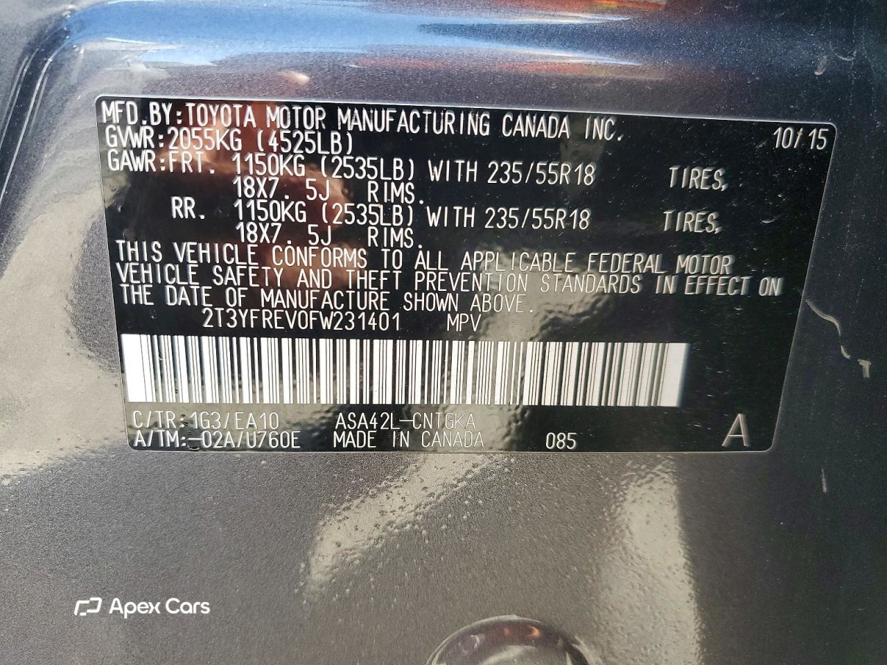 Toyota RAV 4 2015